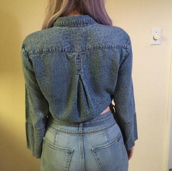 Denim Boyfriend Shirt - cloth & stone - Picture 1 of 2